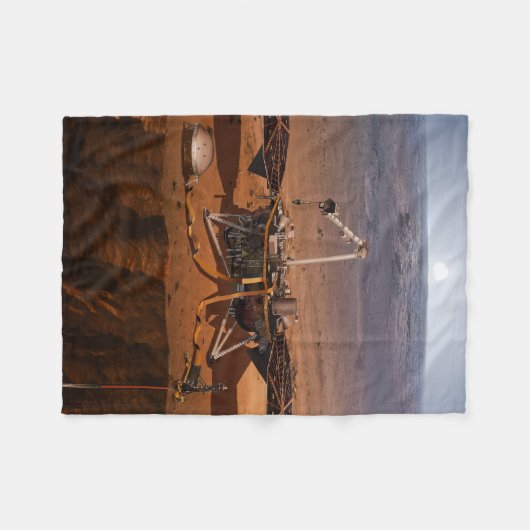 Der Lander der Erkenntnis Fleecedecke (Vorderseite (Horizontal))