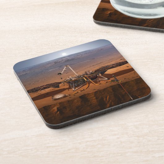 Der Lander der Erkenntnis Getränkeuntersetzer (Linke Seite)