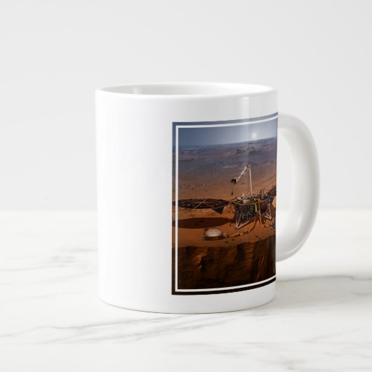 Der Lander der Erkenntnis Jumbo-Tasse (Vorderseite Rechts)