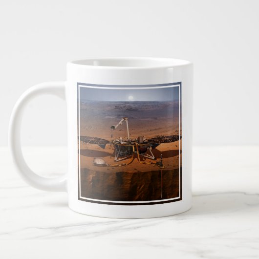 Der Lander der Erkenntnis Jumbo-Tasse (Links)