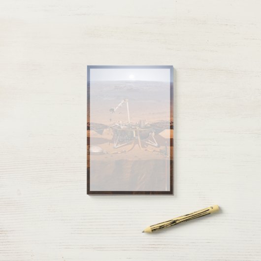 Der Lander der Erkenntnis Post-it Klebezettel (Auf Schreibtisch)