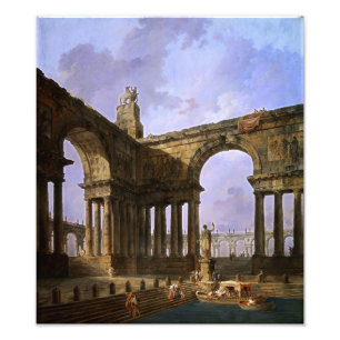 Der Landing Place von Hubert Robert Fotodruck