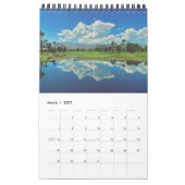 Der Landschaftliche Golfplatz mit einer Seite pro Kalender (Mär 2027)