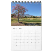 Der Landschaftliche Golfplatz mit einer Seite pro Kalender (Feb 2027)