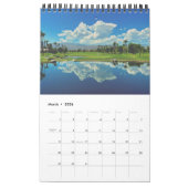 Der Landschaftliche Golfplatz mit einer Seite pro Kalender (Mär 2026)