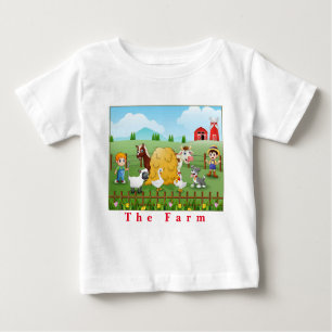 Der landwirtschaftliche Betrieb und die landwirtsc Baby T-shirt