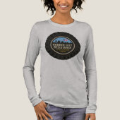 Der lange Ärmel-Kautschuk-City-Widerstand der Frau Tri-Blend Shirt (Vorderseite)