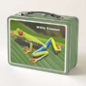 Der lange Frosch Metall Brotdose (Rückseite)