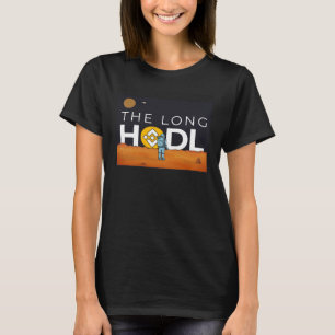 Der lange Hodl, BNB Coin To The Moon Crypto Gegens T-Shirt