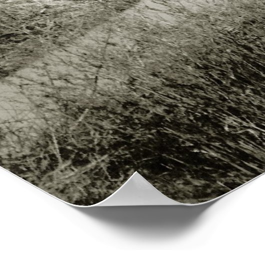 Der lange und windende Weg Poster (Ecke)