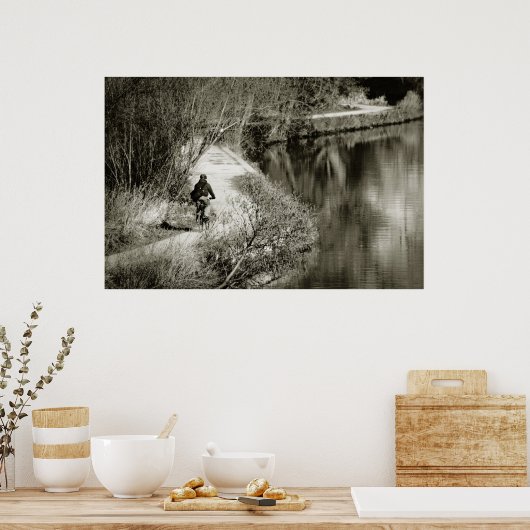 Der lange und windende Weg Poster (Küche)