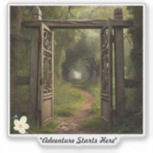 "Der lange Weg" Aufkleber (Vorderseite)