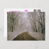 Der lange Weg Postkarte (Vorne/Hinten)