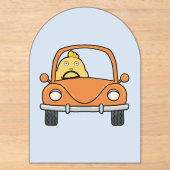 Der Langeweile Fahrer Acryleinladungen (Vorderseite)