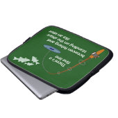 Der Laptop-Hülse des Fischers Laptopschutzhülle (Vorne Knopf)