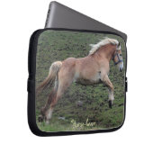 Der Laptop-Sieb des belgischen Pferdefreaks Laptopschutzhülle (Vorne Rechts)