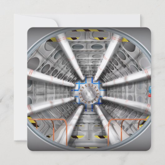 Der Large Hadron Collider Einladung (Vorderseite)