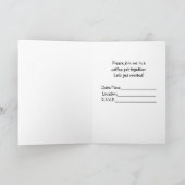 Der Lass des Kaffees "Get Roasted Invite" Karte (Innenseite)