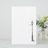 Der Laternenpfahl Briefpapier (Stehend Vorderseite)