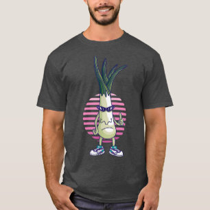 Der Lauch thumbs Coole Scallion Zwiebelgewächse Ge T-Shirt