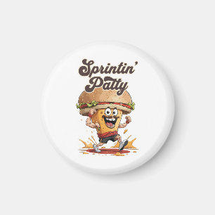 Der Laufende Cheeseburger Magnet
