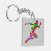 Der Läufer Schlüsselanhänger (Vorderseite links)
