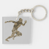 Der Läufer Schlüsselanhänger (Rückseite)
