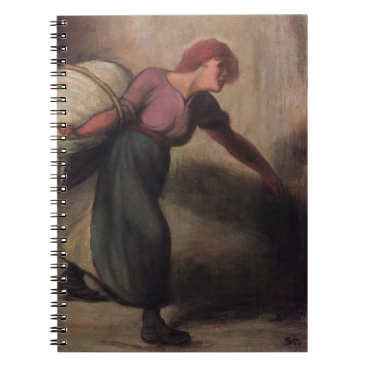 Der Laundress, 1894 (Öl auf Leinwand) Notizblock (Vorderseite)