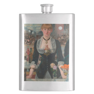 Der launische Pariser Barkeeper Manet Ein Bar bei  Flachmann