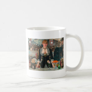 Der launische Pariser Barkeeper Manet Ein Bar bei  Kaffeetasse
