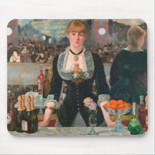 Der launische Pariser Barkeeper Manet Ein Bar bei  Mousepad