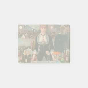 Der launische Pariser Barkeeper Manet Ein Bar bei Post-it Klebezettel