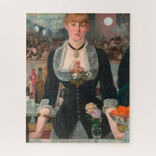 Der launische Pariser Barkeeper Manet Ein Bar bei Puzzle