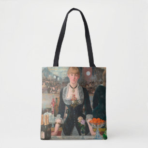 Der launische Pariser Barkeeper Manet Ein Bar bei  Tasche