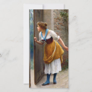 Der Lauscher (von Eugene de Blaas) Karte