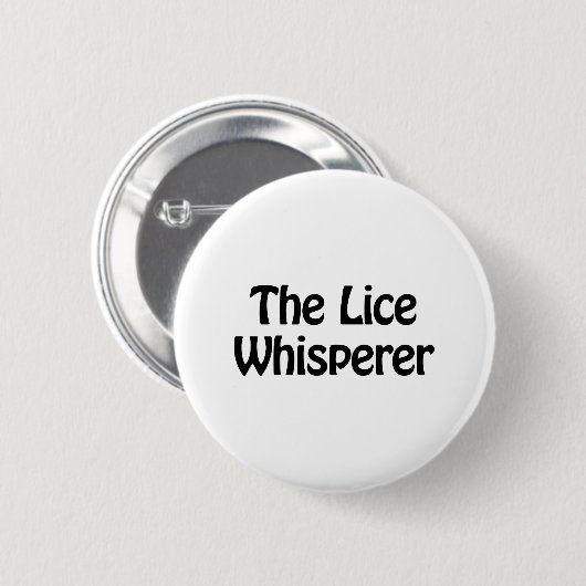 der Läuse Whisperer Button (Vorne & Hinten)