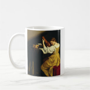 Der Lautenspieler von Orazio Gentileschi Kunst Kaffeetasse