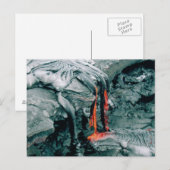 Der Lavafury der Natur Postkarte (Vorne/Hinten)