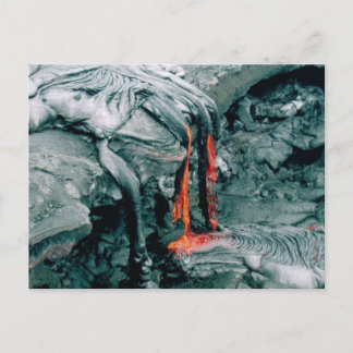 Der Lavafury der Natur Postkarte