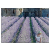 Der Lavendel-Bauernhof Schneidebrett (Vorderseite)