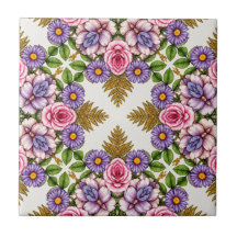 Der Lavendel-Schatz | Vintage-Blumenmedaillon