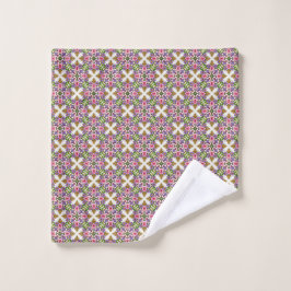Der Lavendel-Schatz | Vintage-Floralmedaillon Badhandtuch Set