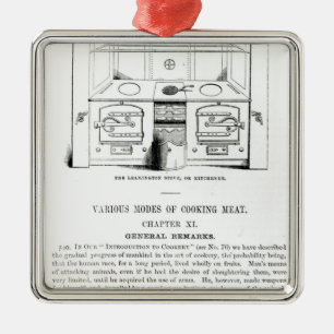 Der Leamington Ofen oder Kitchener Silbernes Ornament