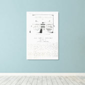 Der Leamington Stove oder Kitchener Leinwanddruck (Insitu (Holzboden))