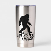 Der Leave No Trace Champion Lustiger Bigfoot Thermobecher (Vorderseite)
