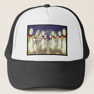 Der lebende Bowling wird Geschenke, T-Shirts, Kart Truckerkappe