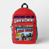 Der lebende Geist Horror-Comic-Rucksack Bedruckter Rucksack (Vorderseite)