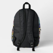 Der lebende Geist Horror-Comic-Rucksack Bedruckter Rucksack (Rückseite)