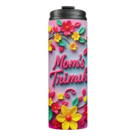 Der lebendige Blumentriumph der Mama Thermosbecher