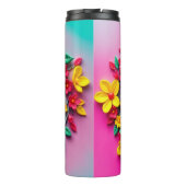 Der lebendige Blumentriumph der Mama Thermosbecher (Rückseite)